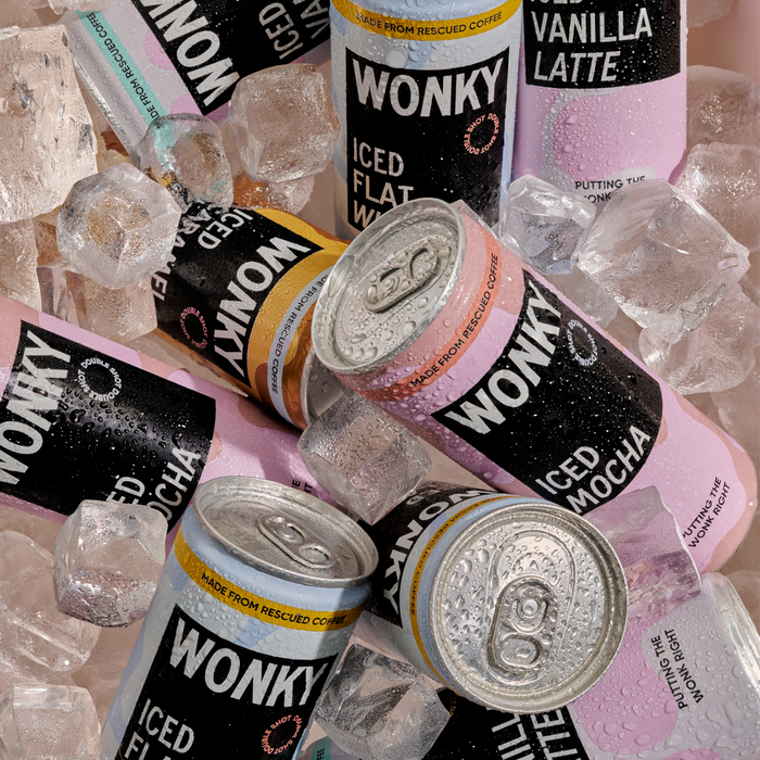2 Iced Coffee Cans
