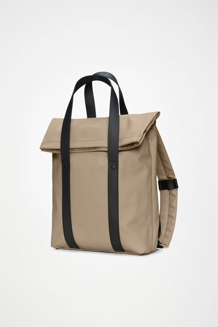 RAINS 2 Way Tote Backpack Mini Beige 8L H35.50 x D9 x W25 cm Backpack