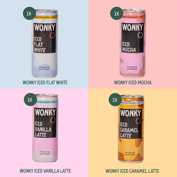 8 Iced Coffee Cans