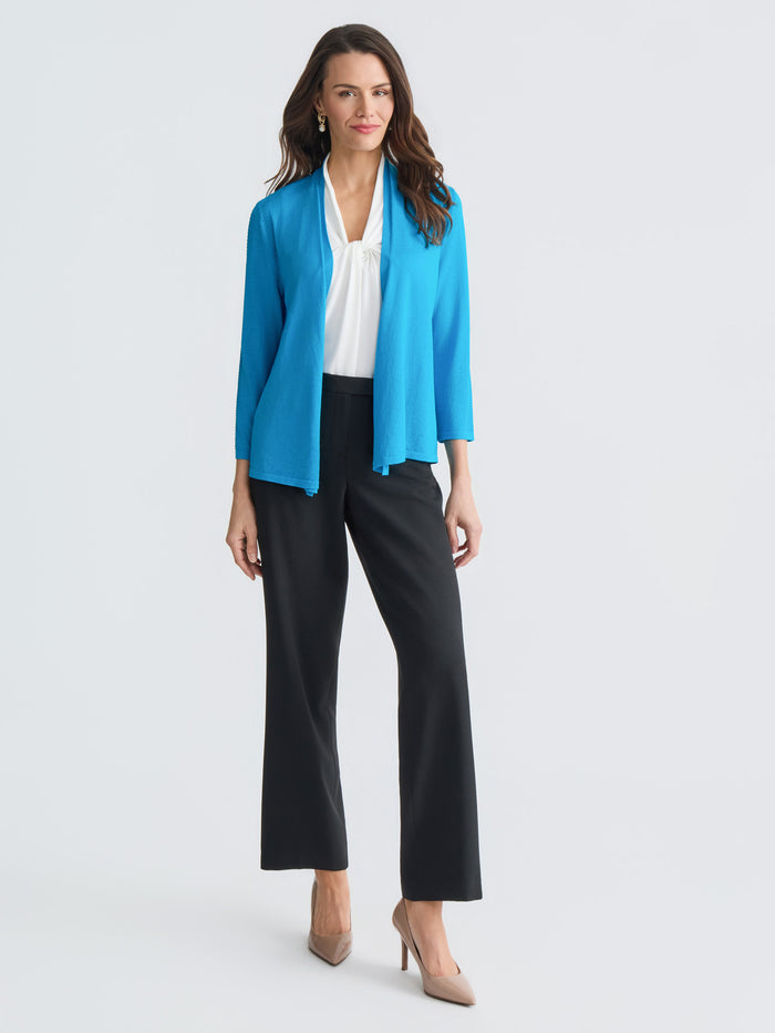 A-Line Cardigan, Bright Azul | Kasper