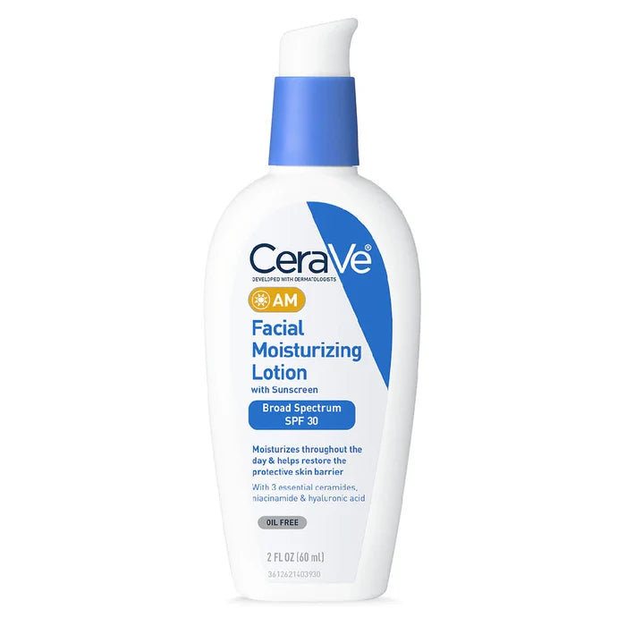 AM Face Moisturizer SPF 30 Oil-Free Cream with Sunscreen | Hidratante con protector solar