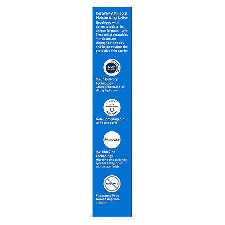AM Face Moisturizer SPF 30 Oil-Free Cream with Sunscreen