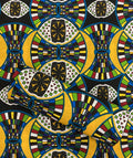Ankara Wrapper African Wax Print Fabric - Multi-Color