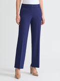 Plus Audrey Pull-On Trouser, Compression Suiting, Kasper Navy | Kasper