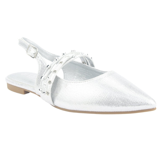 Ballerina Chalada Mujer Maris-6 Plateado Casual Ballerinas Chalada