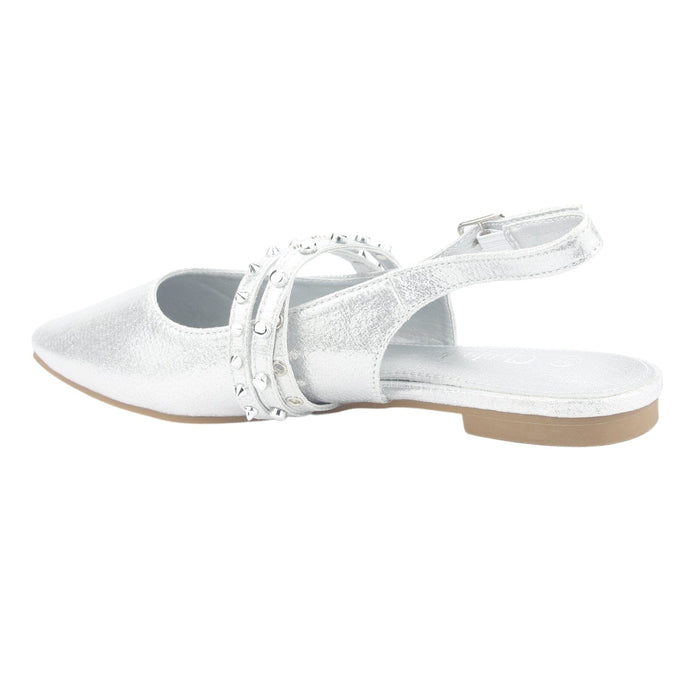 Ballerina Chalada Mujer Maris-6 Plateado Casual Ballerinas Chalada