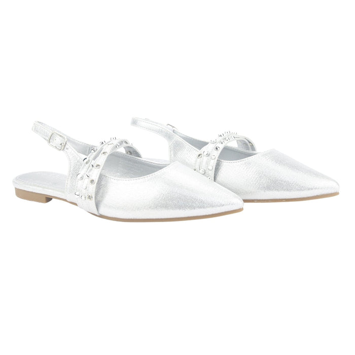 Ballerina Chalada Mujer Maris-6 Plateado Casual Ballerinas Chalada