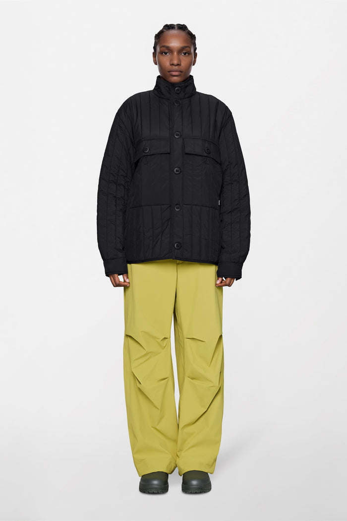 RAINS Banja Liner Pocket Jacket Black Jacket