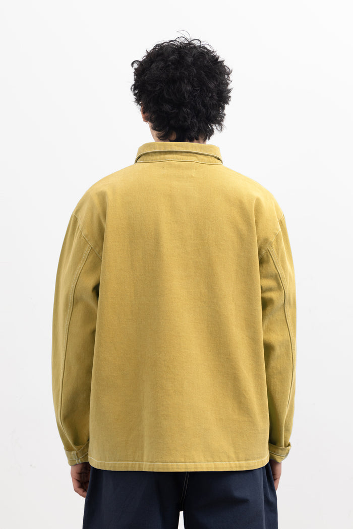 Blacksmith - Twill Two Button Popover - Chartreuse