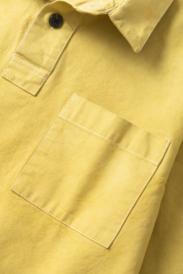 Blacksmith - Twill Two Button Popover - Chartreuse