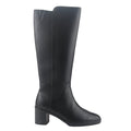 Bota de Cuero Chalada Mujer Puelo-3 Negro Casual Botas Taco Chalada