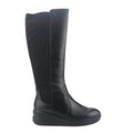 Bota de Cuero Chalada Mujer Rocky-1 Negro Casual Botines Taco Chalada