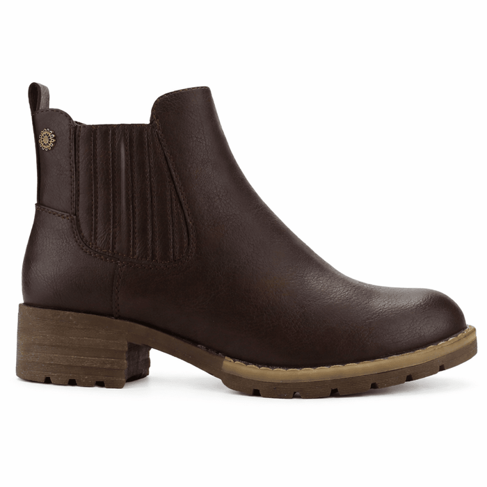 Botin Café Mujer Casual Chalada Torrinew Botines Taco Chalada