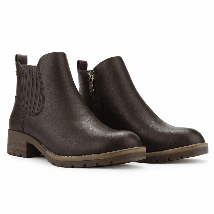 Botin Café Mujer Casual Chalada Torrinew Botines Taco Chalada