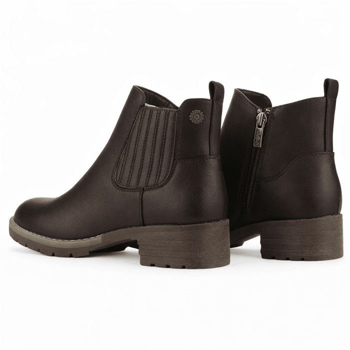 Botin Café Mujer Casual Chalada Torrinew Botines Taco Chalada