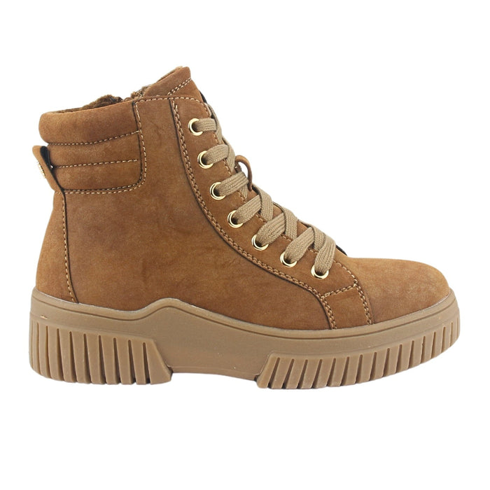 Botin Chalada Mujer Corso-1 Café Casual Botines Plataforma Chalada
