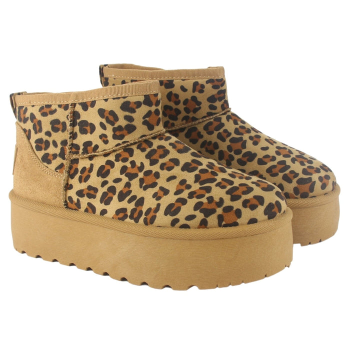 Botin Chalada Mujer Pinguih-1 Print Casual Botines Taco Chalada