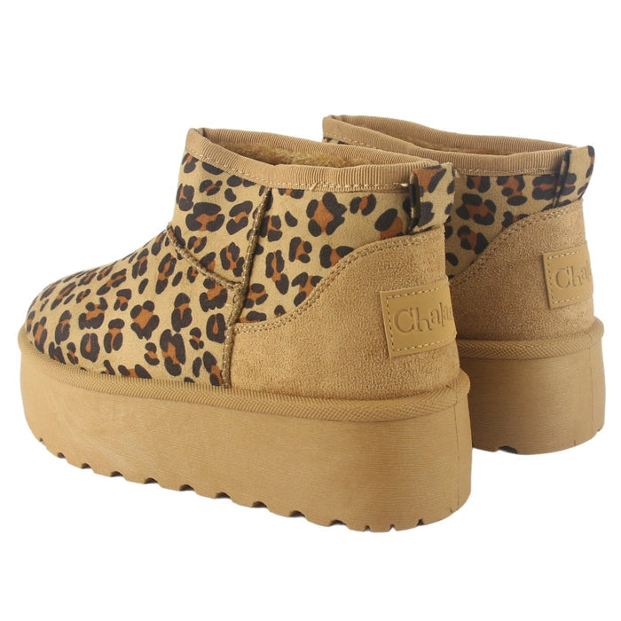 Botin Chalada Mujer Pinguih-1 Print Casual Botines Taco Chalada