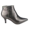 Botin Chalada Mujer Plos-66 Plateado Casual Botines Taco Chalada