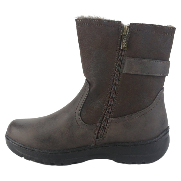Botin Chalada Mujer Qual-7 Café Casual Botines Taco Chalada