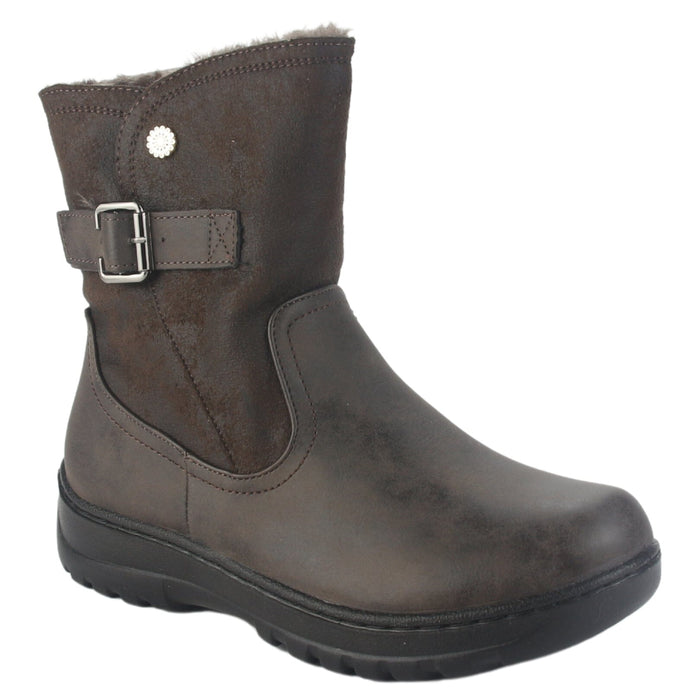 Botin Chalada Mujer Qual-7 Café Casual Botines Taco Chalada