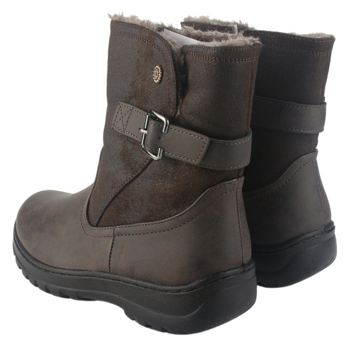 Botin Chalada Mujer Qual-7 Café Casual Botines Taco Chalada