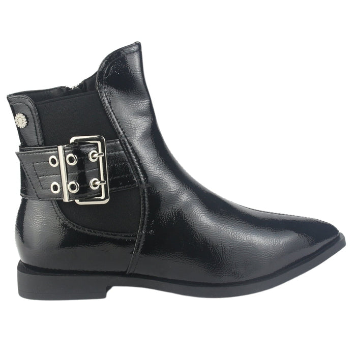 Botin Chalada Mujer Slik-10 Negro Casual Botines Taco Chalada