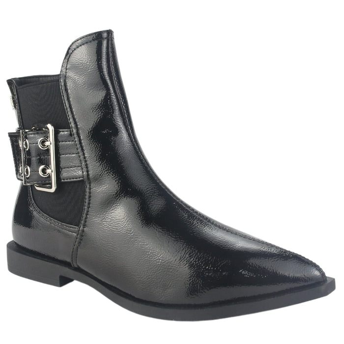 Botin Chalada Mujer Slik-10 Negro Casual Botines Taco Chalada