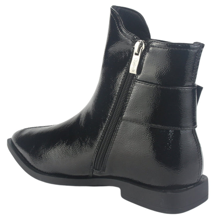 Botin Chalada Mujer Slik-10 Negro Casual Botines Taco Chalada