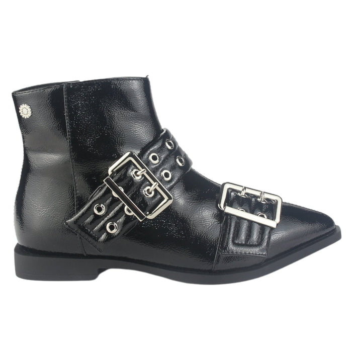 Botin Chalada Mujer Slik-11 Negro Casual Botines Taco Chalada