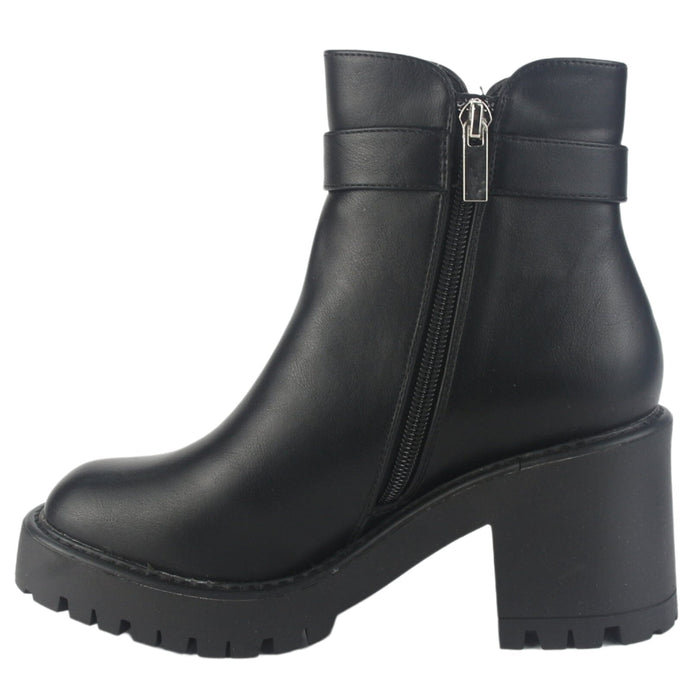 Botin Chalada Mujer Tere-2 Negro Casual Botines Taco Chalada
