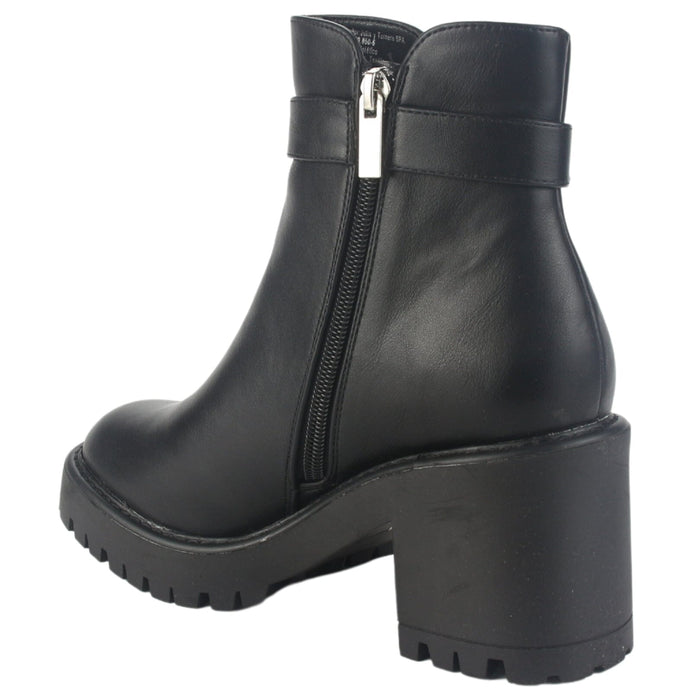 Botin Chalada Mujer Tere-2 Negro Casual Botines Taco Chalada