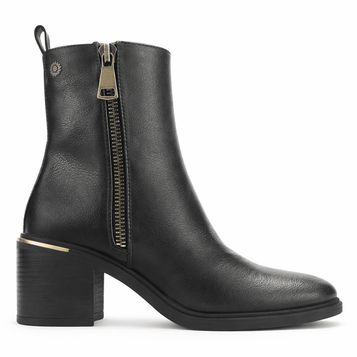 Botin Gris Mujer Casual Chalada Sonora Botines Taco Chalada
