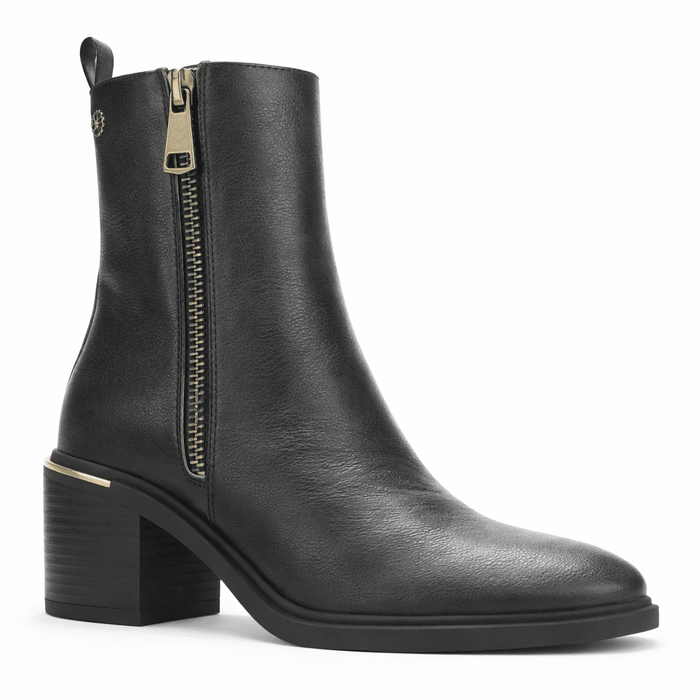 Botin Gris Mujer Casual Chalada Sonora Botines Taco Chalada