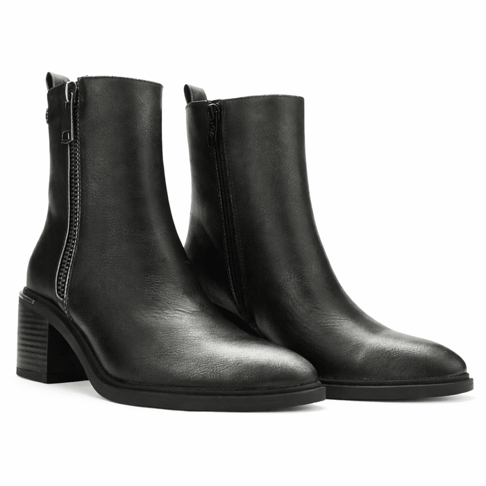 Botin Gris Mujer Casual Chalada Sonora Botines Taco Chalada
