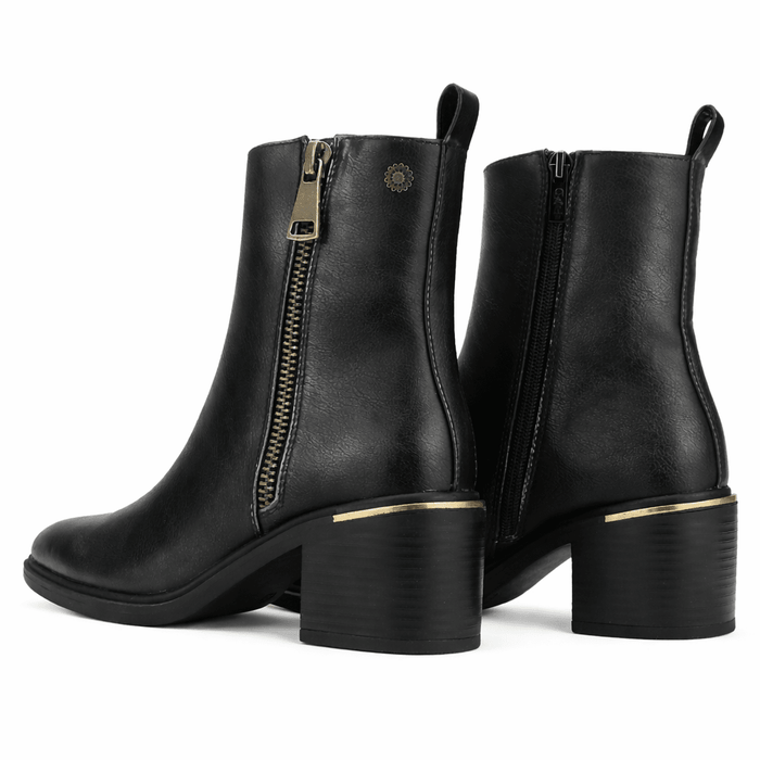 Botin Gris Mujer Casual Chalada Sonora Botines Taco Chalada