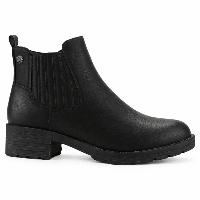 Botin Negro Mujer Casual Chalada Torrinew Botines Taco Chalada