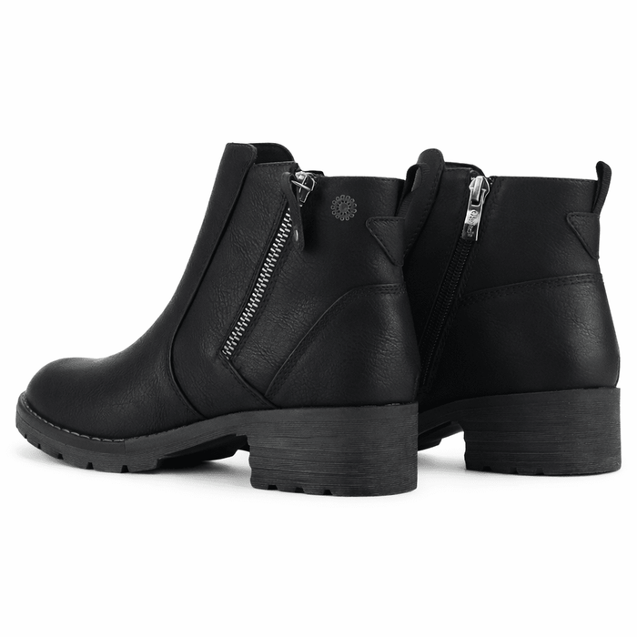 Botin Negro Mujer Casual Chalada Torrinew Botines Taco Chalada