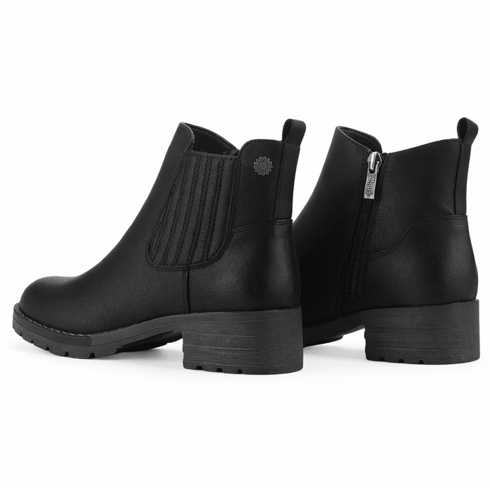 Botin Negro Mujer Casual Chalada Torrinew Botines Taco Chalada