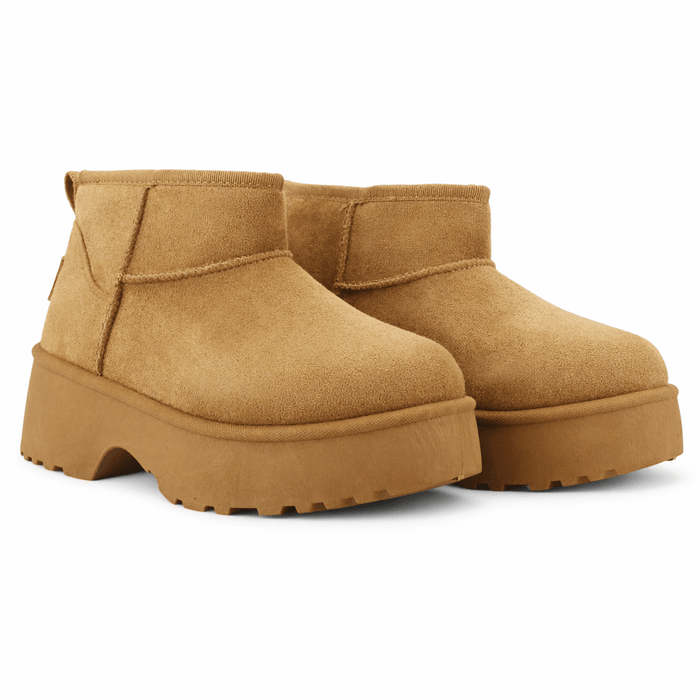 Botin Tostado Mujer Casual Chalada Pinheel Botines Taco Chalada