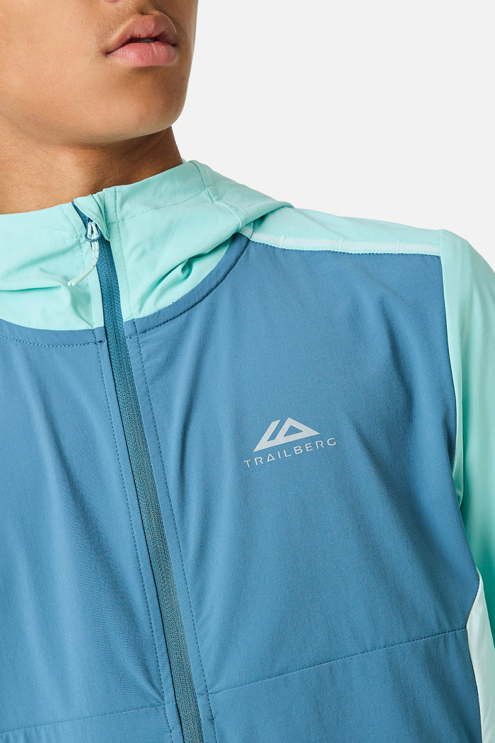 Boys Triathlon 4.0 Hood - Spruced Blue/Aqua Gleam/Open Air