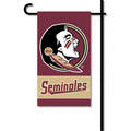 BSI Seminole Logo Seminoles 4" x 8" Mini 2-Sided Garden Flag - Garnet