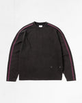 Candice - Racer Long Sleeve Tee - Black