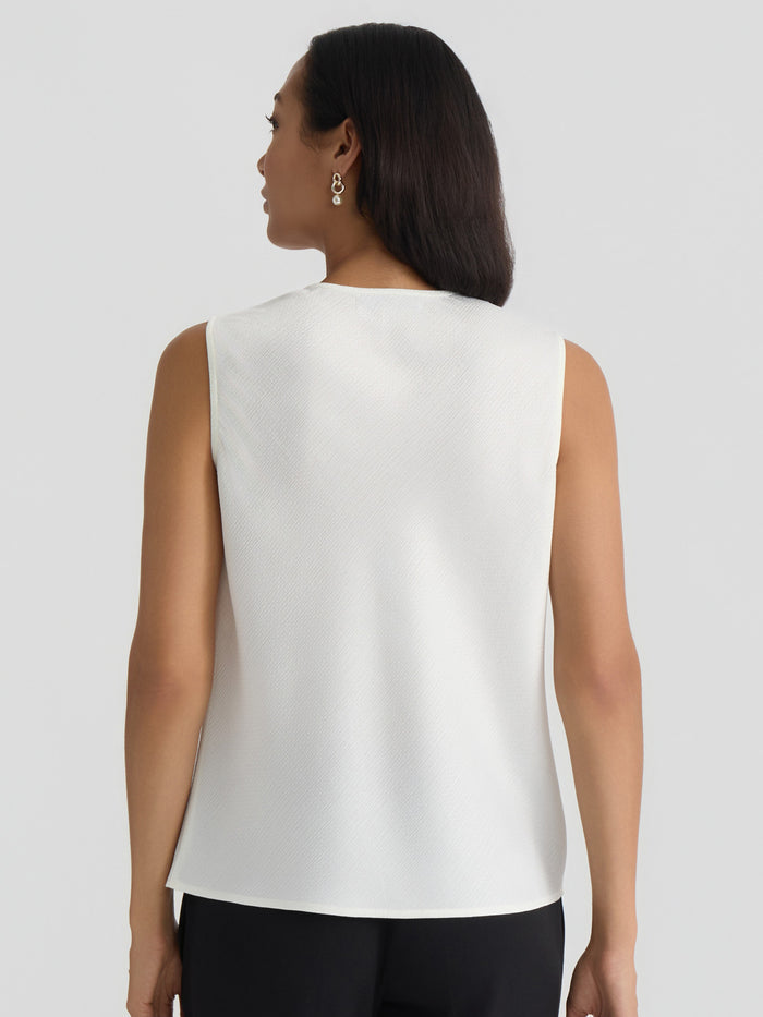 Plus Cowl Neck Top, Vanilla Ice | Kasper