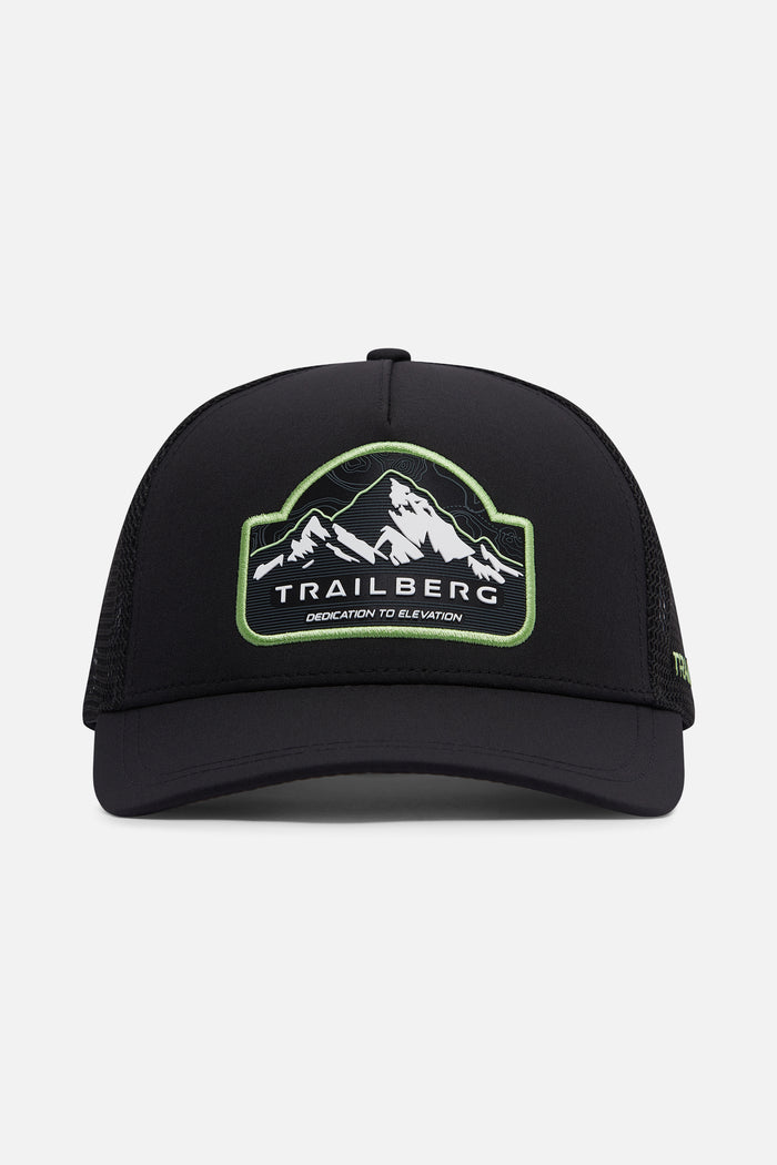 Crestor Trucker Cap - Black/Idyllic Green