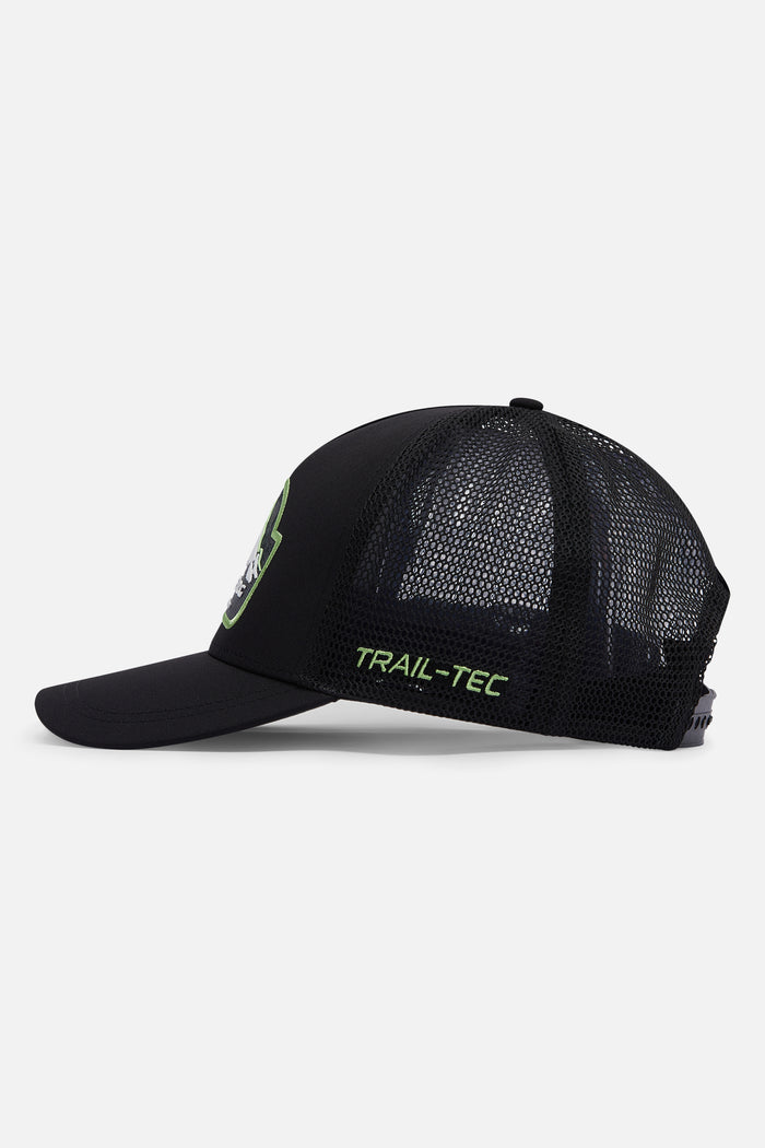 Crestor Trucker Cap - Black/Idyllic Green