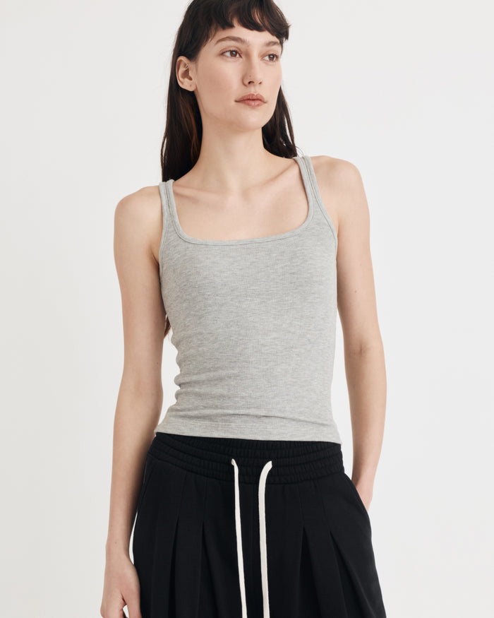 HARPER TOP HTR. GREY