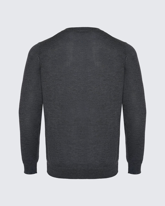 Hodge Wool Silk Cashmere V-neck Jumper