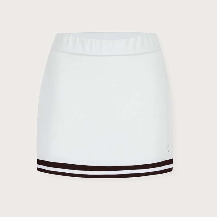 white/burgundy