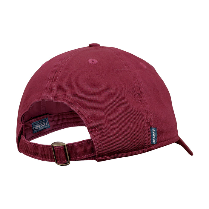 League Bowden Hat Design Adjustable Twill Cap - Garnet
